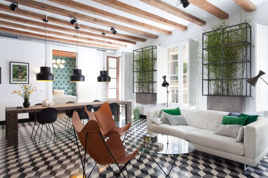 It Doesn T Get Much Cooler Than This Barcelona Apartment Airows