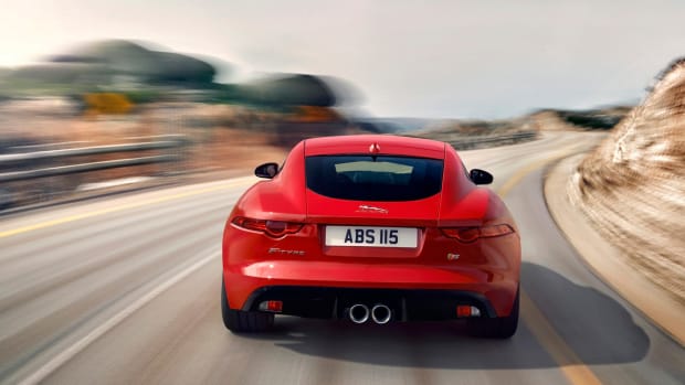 2014-Jaguar-F-Type-R-Coupe-Red-Rear