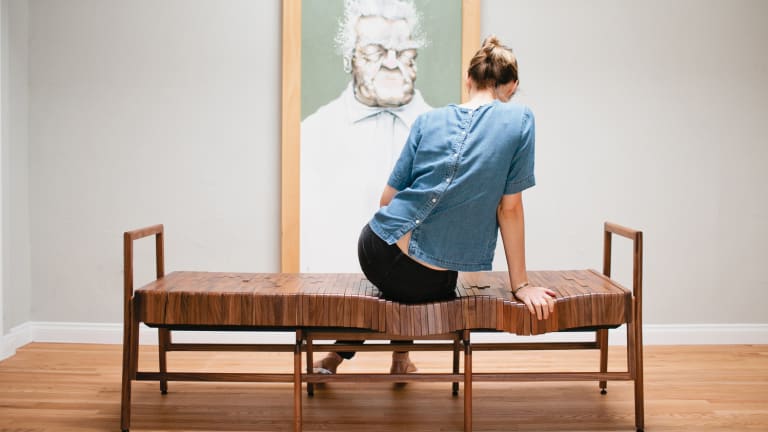 These Beautifully Designed Benches And Chairs Conform To Your Posture