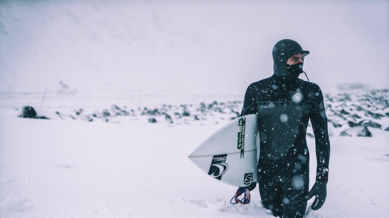 Chill-Inducing Video Of Surfers Riding Waves In The Arctic Circle