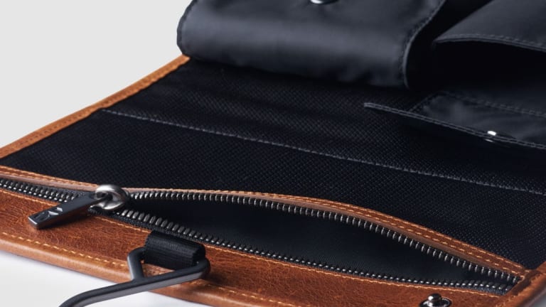 This Italian Tanned Leather Dopp Kit Is Something Every Traveler Needs