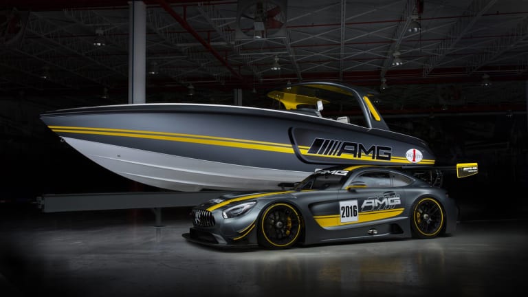 Mercedes AMG GT3 Reimagined As A Gorgeous Speedboat