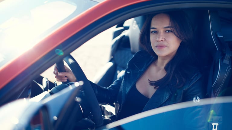 Watch Michelle Rodriguez Push The Jaguar F-TYPE SVR To The Limit