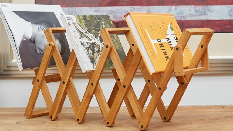 Keep Your Books And Magazines Organized With This Cool Accordion Holder