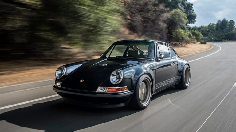 15 Beautiful Photos of a Blacked-Out Restomod Porsche 911