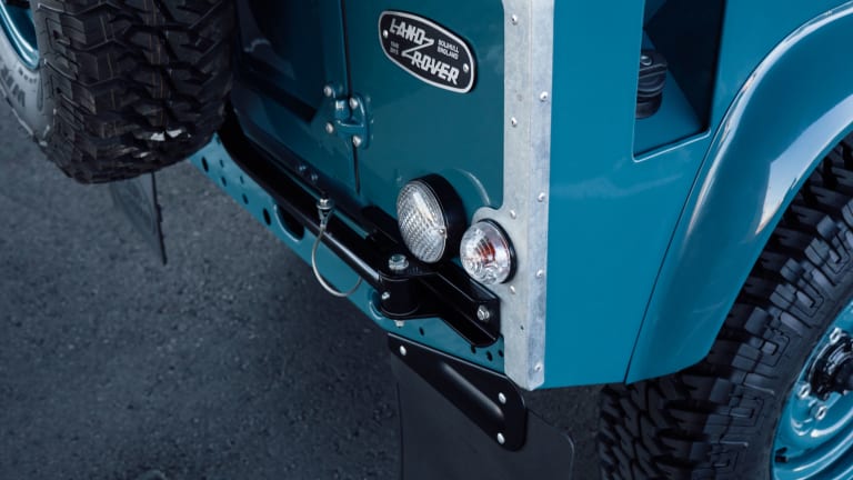 This Marine Blue Land Rover Defender 90 Is Simply Perfect