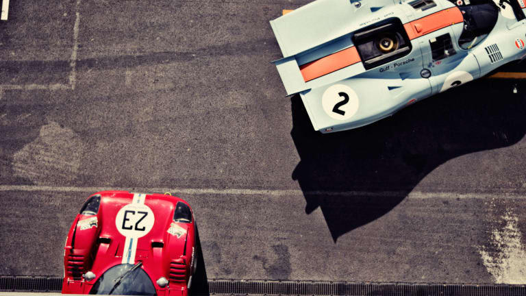 A Porsche 917 and Ferrari 512 Battle It Out in This Stunning Photo Set