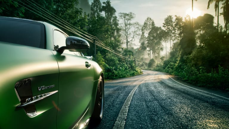 Get Lost In the Taiwanese Jungle With This Viridescent Mercedes AMG GT-R