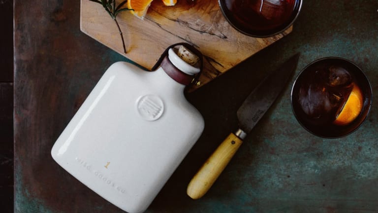 Sip in Style With This Beautiful Ceramic Flask