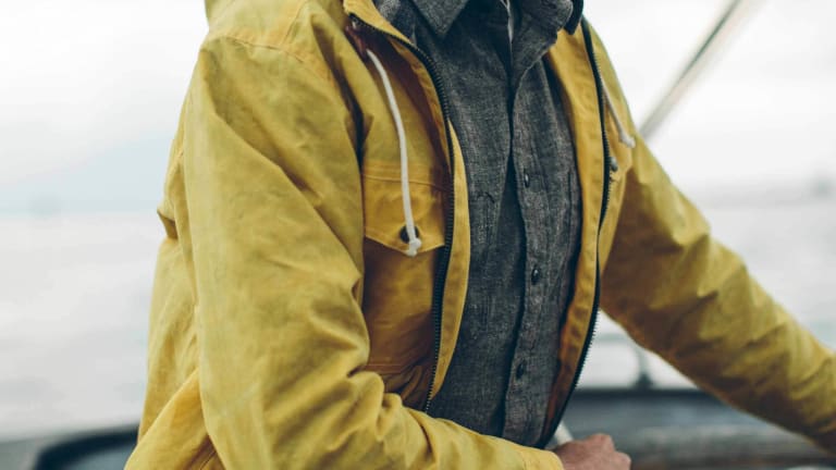 This Mid-Season Beeswaxed Canvas Jacket Is Made for Stylish Adventures
