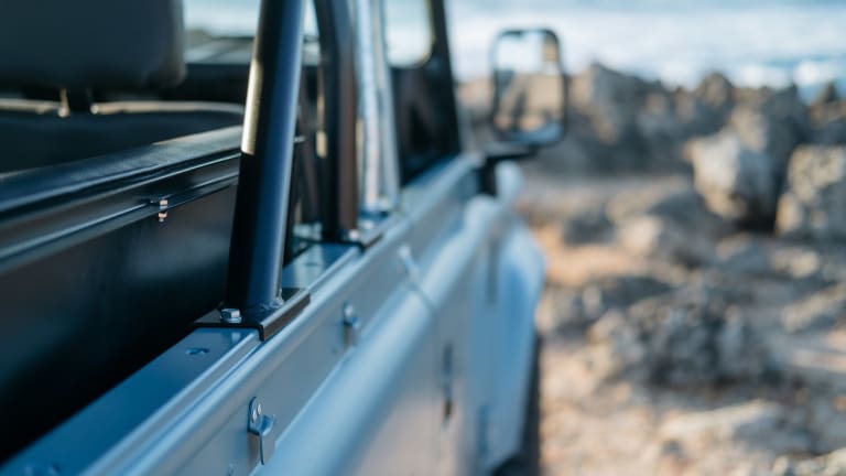 This Matte Blue Land Rover Defender Is Ridiculously Cool