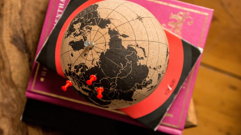Track Your Adventures With This Stylish Cork Globe