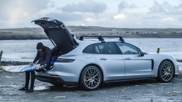 North Sea Surfing With the Porsche Panamera Turbo Sport Turismo