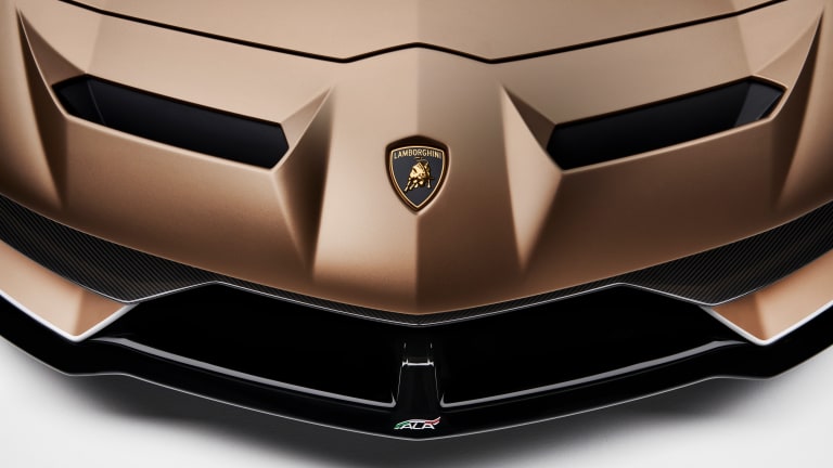 Here's Your First Look at the New Lamborghini Aventador SVJ Roadster