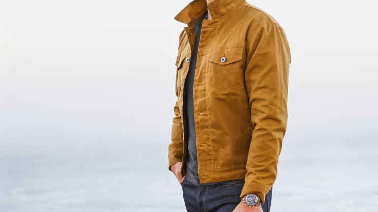 This Waxed Trucker Jacket Is Tough, Timeless, and Made in the USA