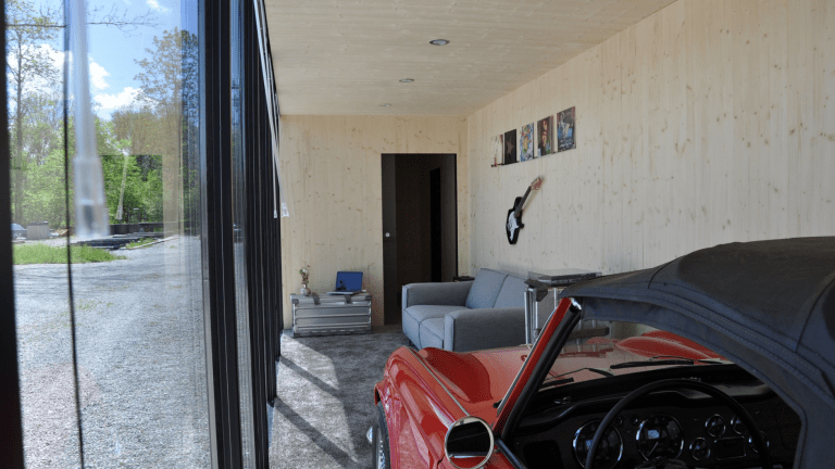 Someone Turned a Shipping Container Into the Drool-Worthiest Man Cave