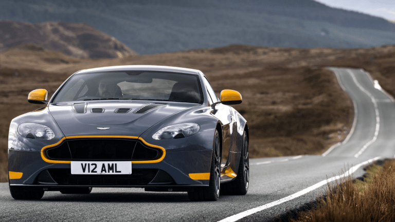 Glorious Footage of an Aston Martin V12 Vantage S Tearing Up Scotland