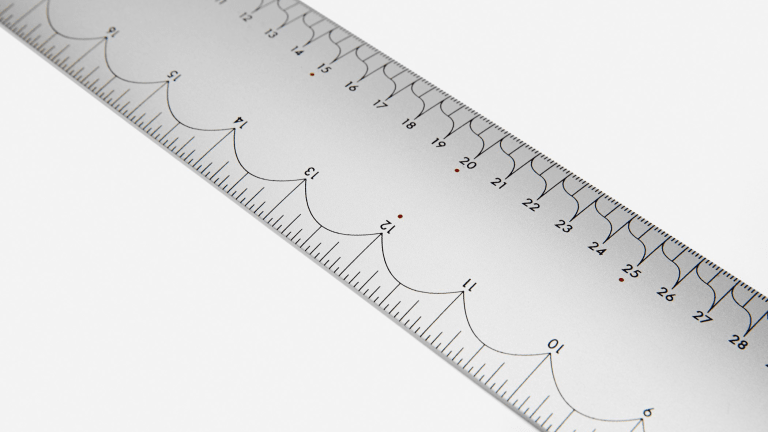 This Designer Ruler Is Glorious Overkill