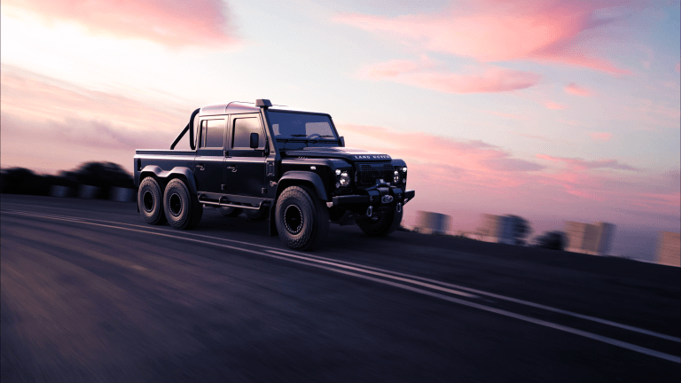 Black Porn In Car - Car Porn: Custom 'Black Mamba' 1988 Land Rover Defender 6x6 ...