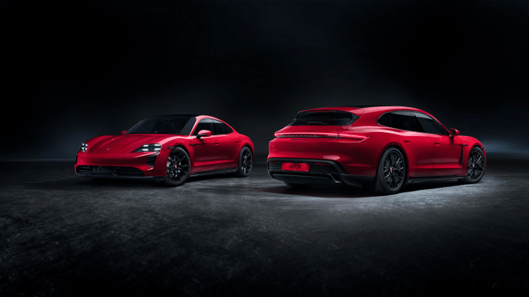 Porsche Reveals the Taycan GTS, Sport Turismo Body Style