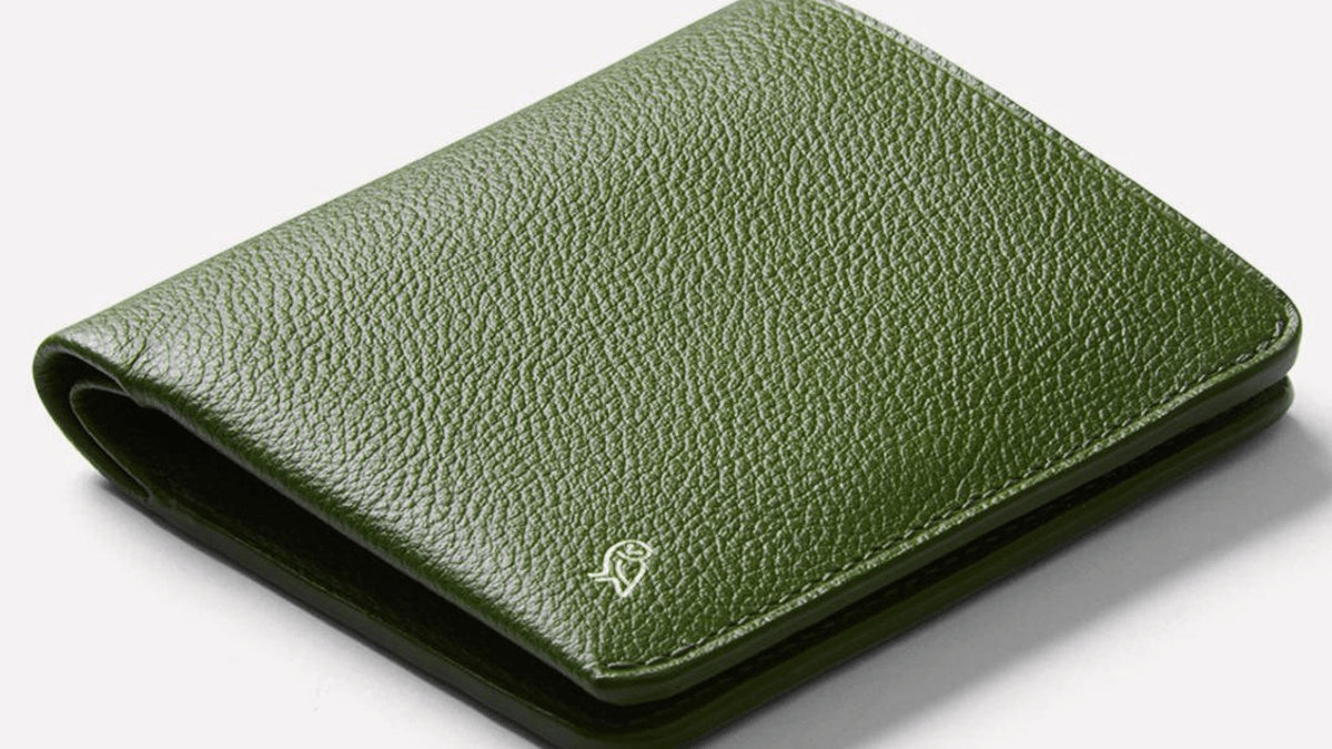 Thin Leather Wallet Mens - Rebellio Green