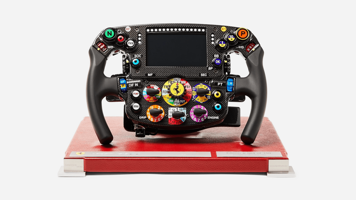 f1 steering wheel replica
