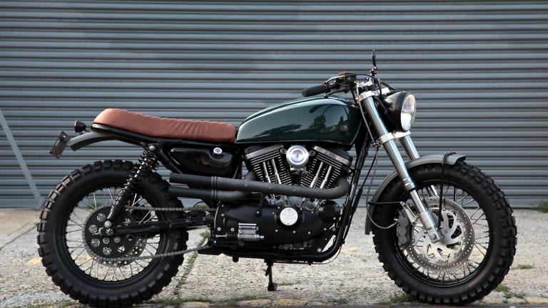 A Custom Harley Davidson Scrambler That Looks Like Something Steve