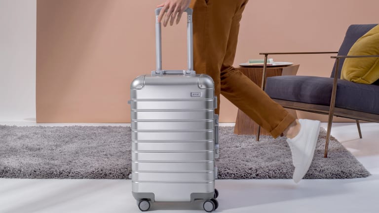 Drop Your Rimowa Lust for Away s Take on Aluminum Luggage Airows