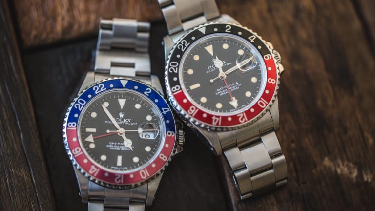 Dual timezone watch sale