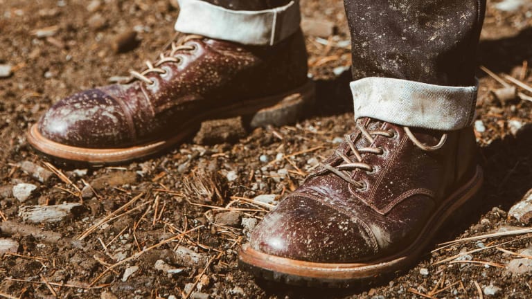 These Full Grain Steerhide Moto Boots are Made for Walking Riding