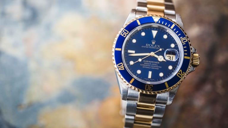 Blue face watch clearance