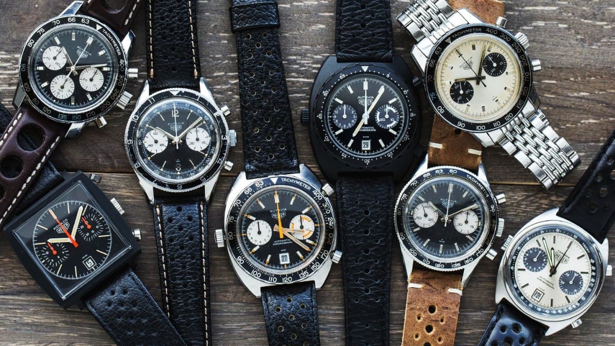 Retro racing clearance chronograph