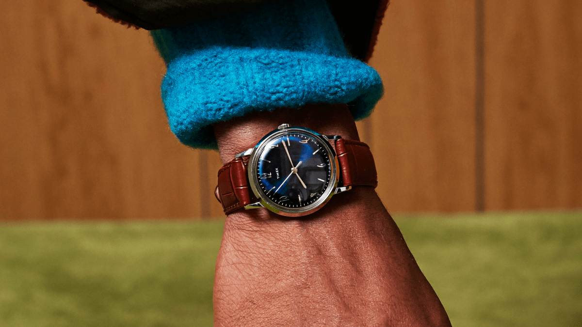 Todd Snyder and Timex Update the Marlin With Blue Sunray Dial Airows