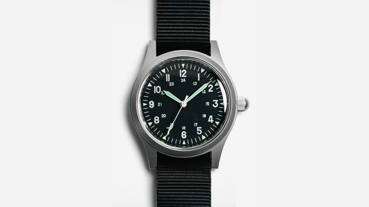 This Minimalist Military Watch Is a Steal at Under 200 Airows