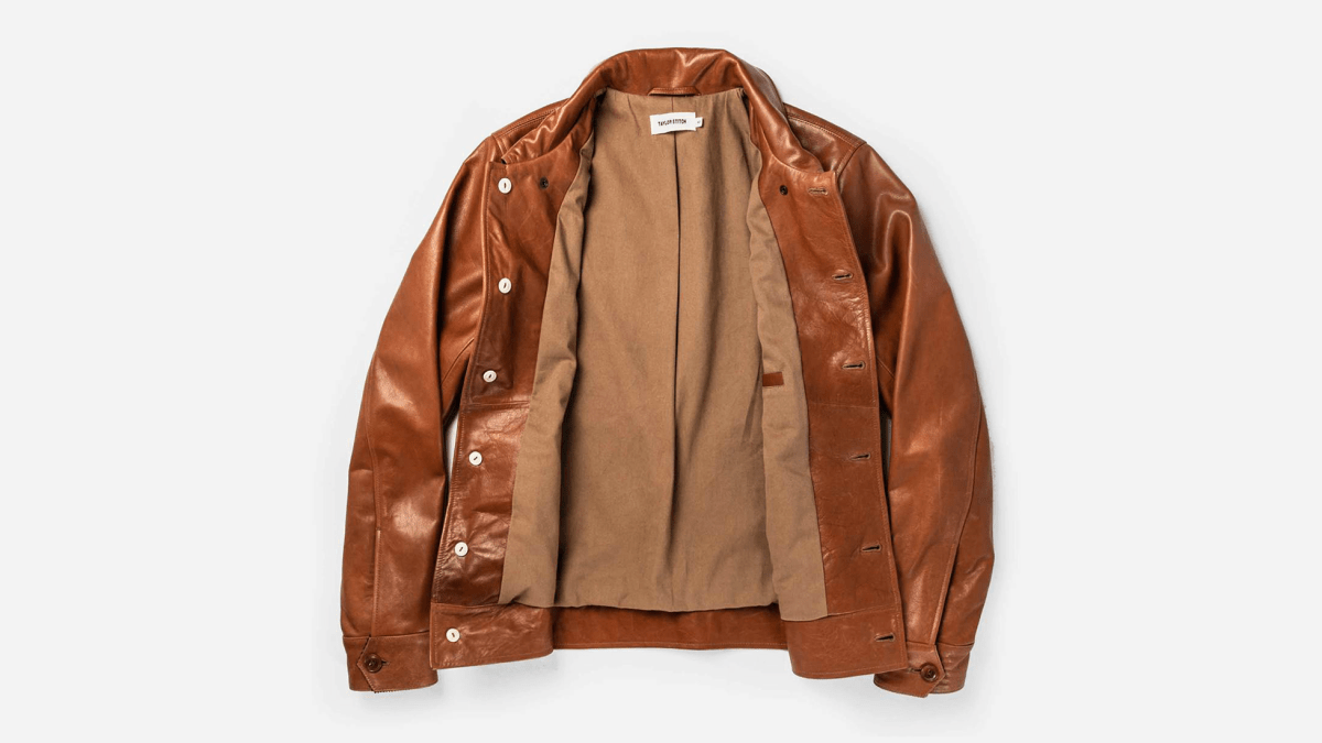 Taylor Stitch's New Vintage-Inspired Leather Jacket Will