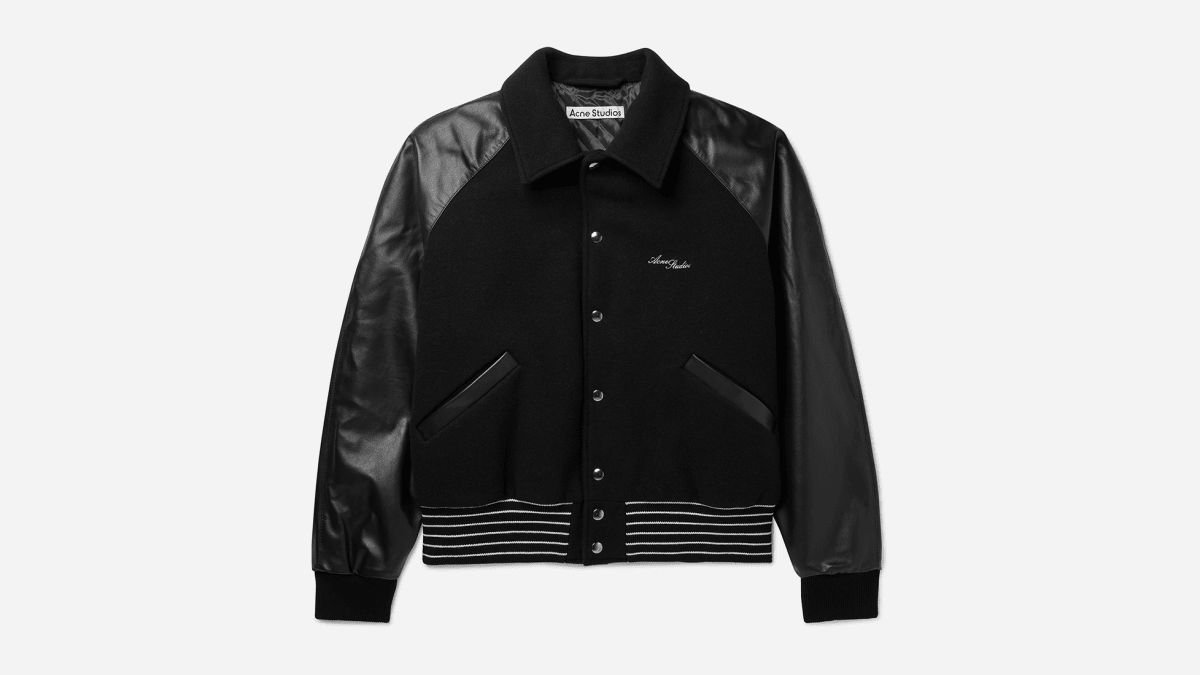 Acne Studios Combines a Bomber and Varsity Jacket With Its Latest