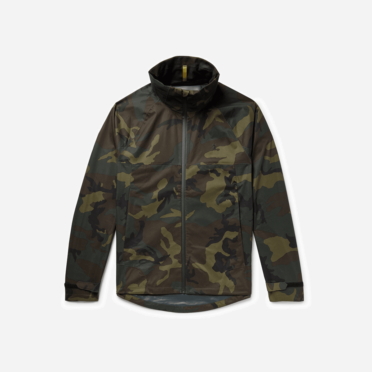 polo camo rain jacket