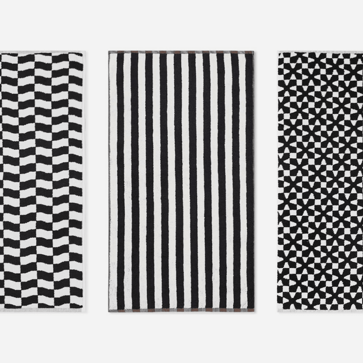 Dusen Dusen Introduces Their Black and White Towel Collection