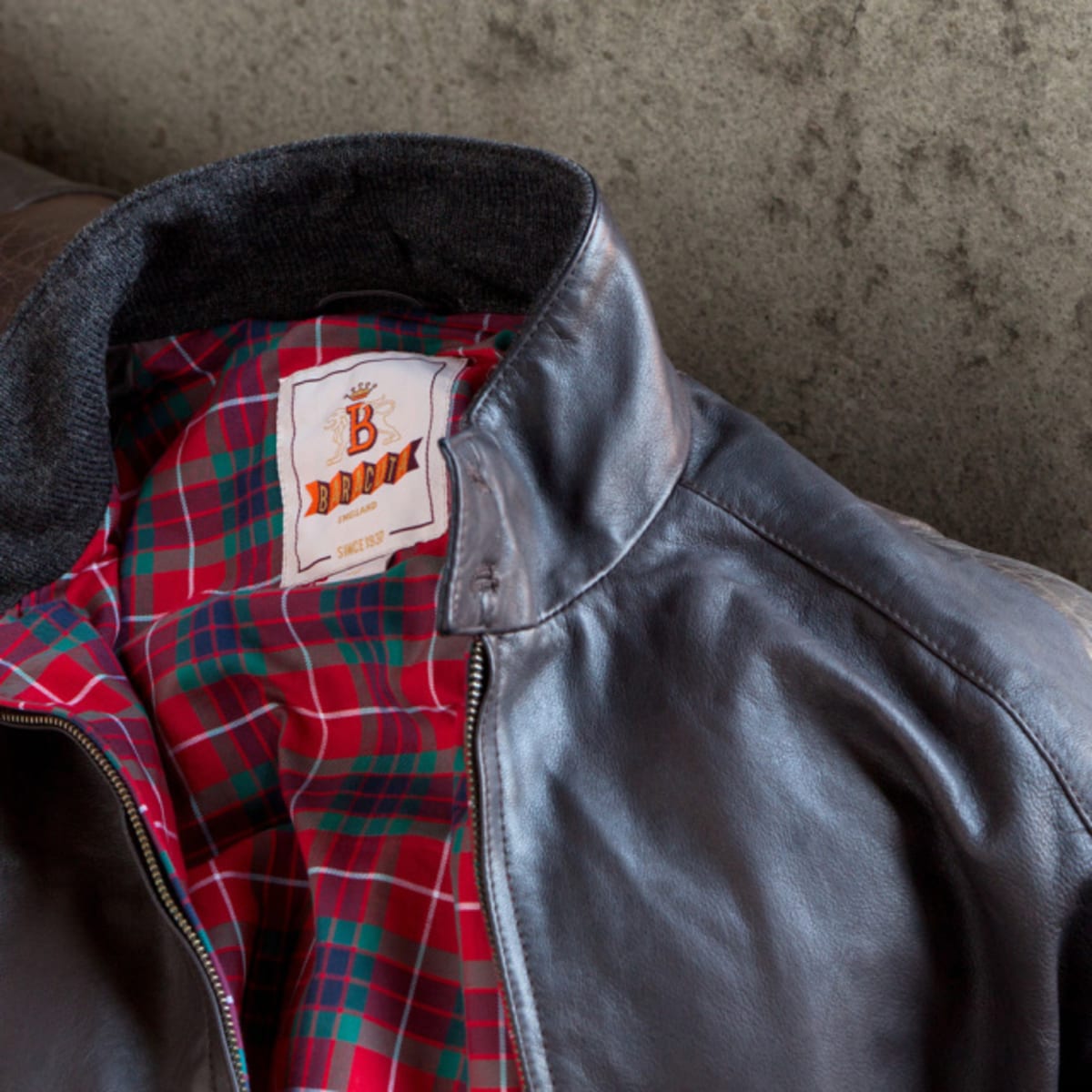 Baracuta Jacket Made Famous By Steve McQueen And James Dean Gets A Leather Update Airows