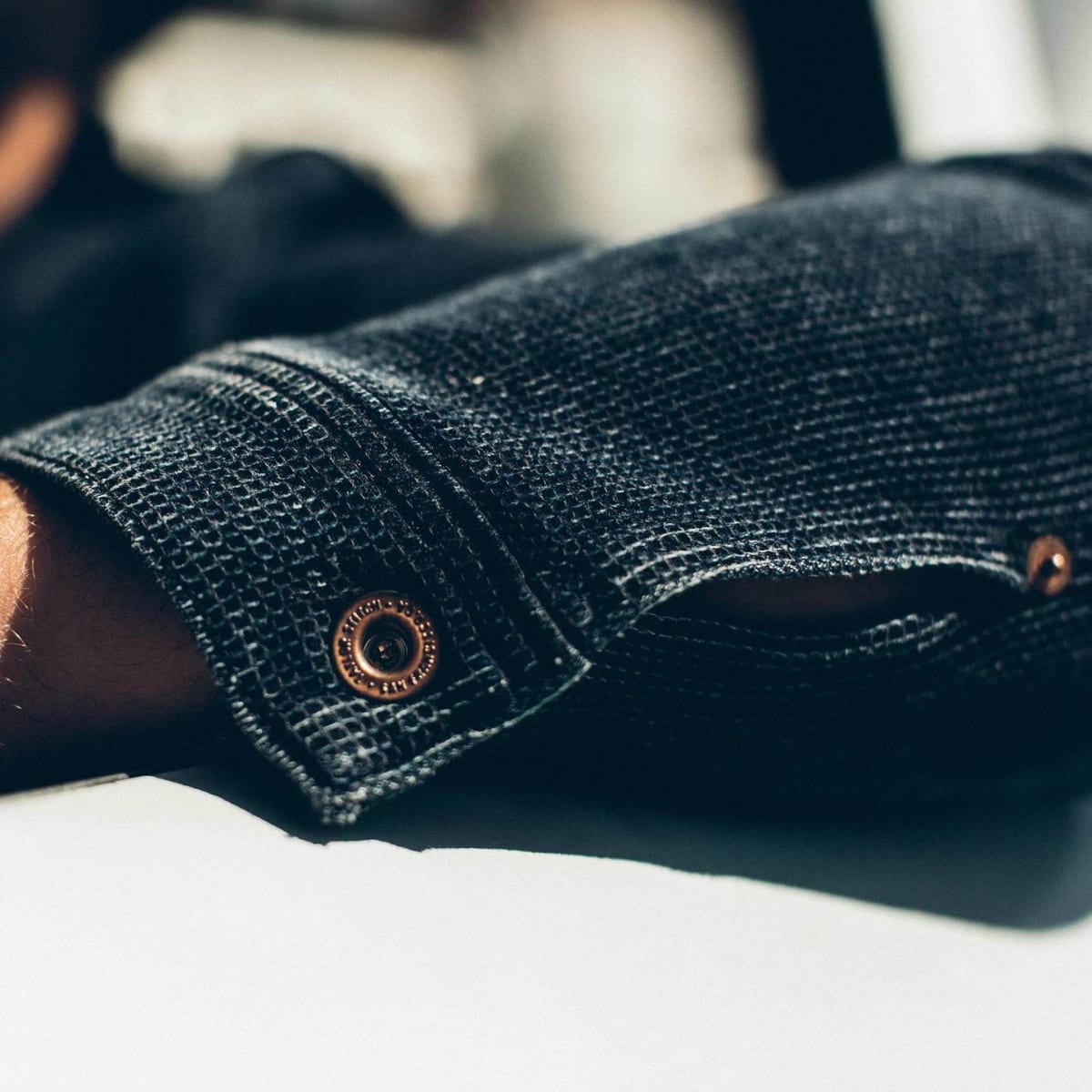 Long haul jacket indigo waffle discount