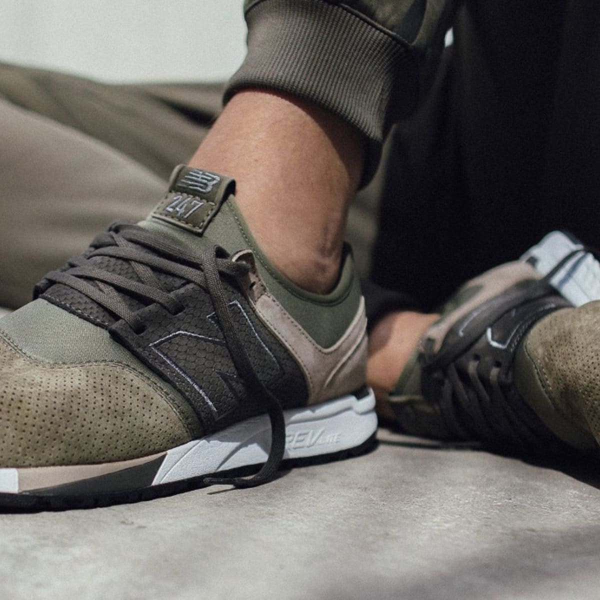 New balance hotsell 247 luxe olive