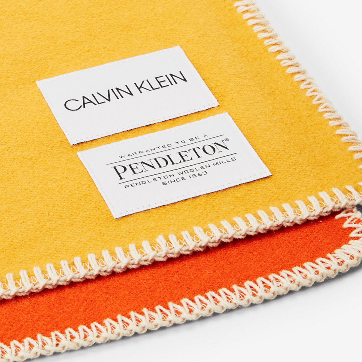 The Calvin Klein x Pendleton Blanket Has Statement-Making Style