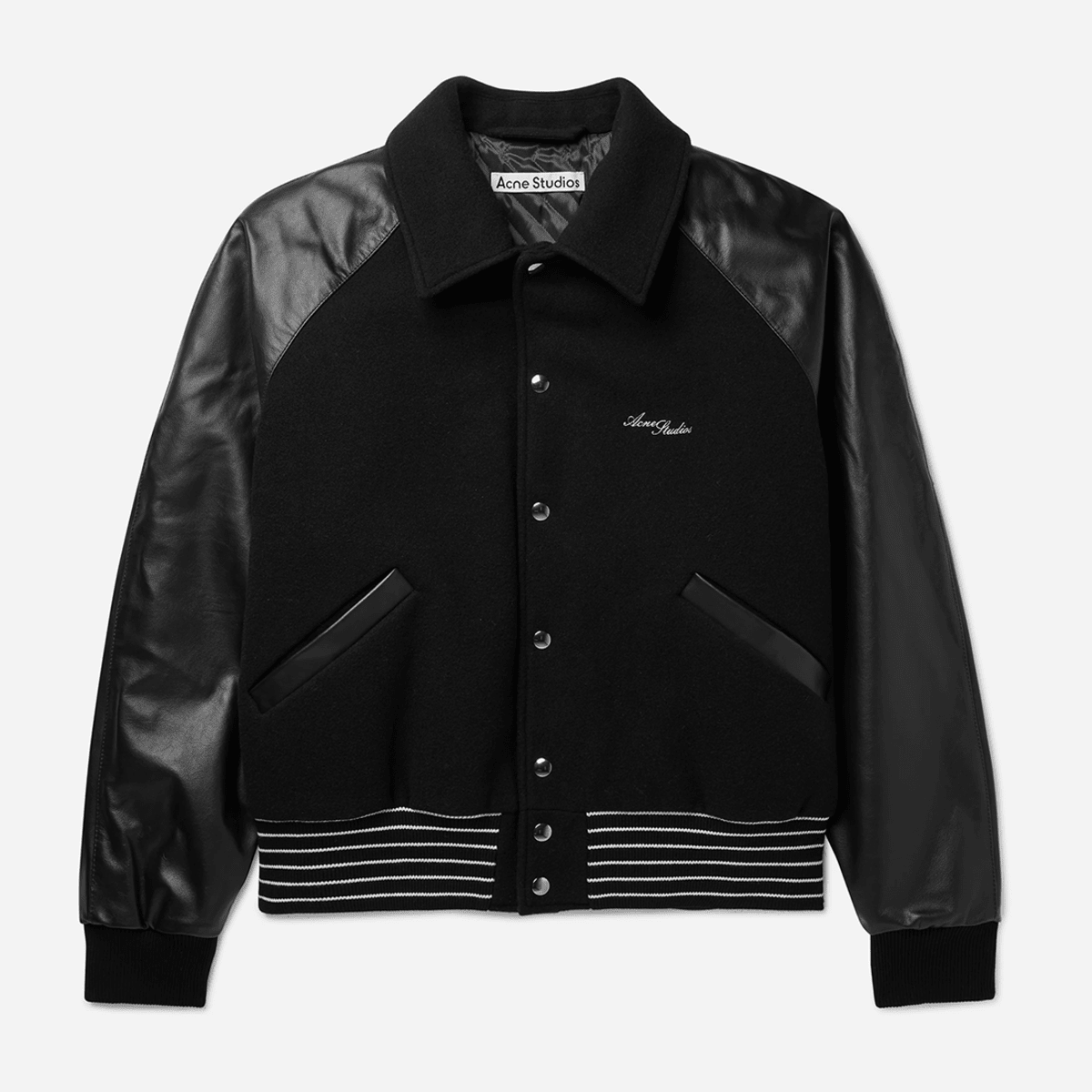 Acne Studios Combines a Bomber and Varsity Jacket With Its Latest
