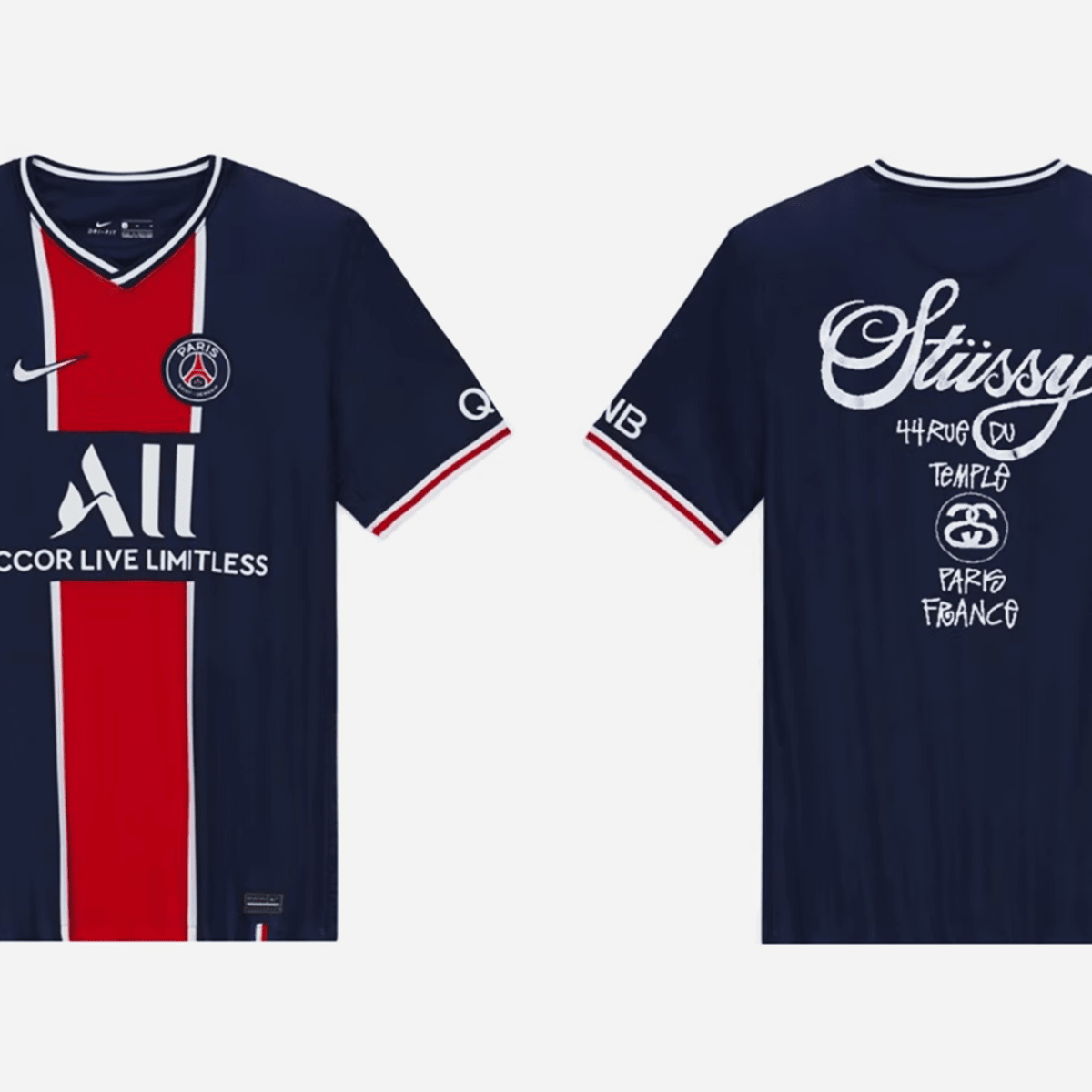 Stüssy Paris Saint-Germain ユニフォーム Stüssy x PSG Link Up For Collaborative Jersey - SoccerBible