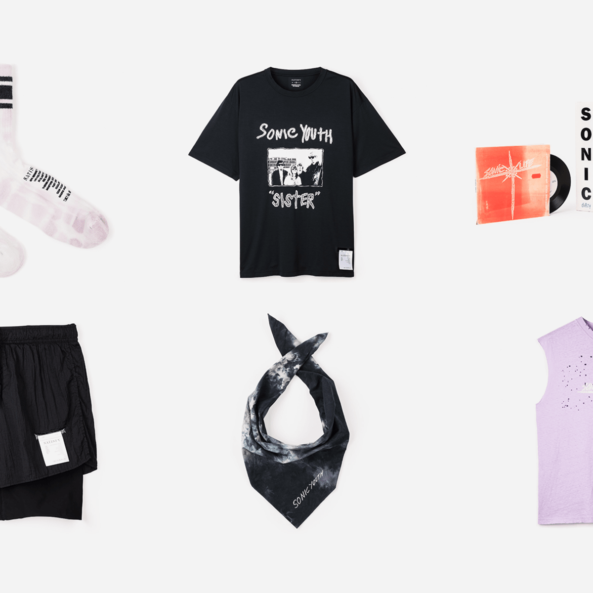 Satisfy ✖︎ Sonic youth LS Satisfy and Sonic Youth Team Up on New Capsule Collection