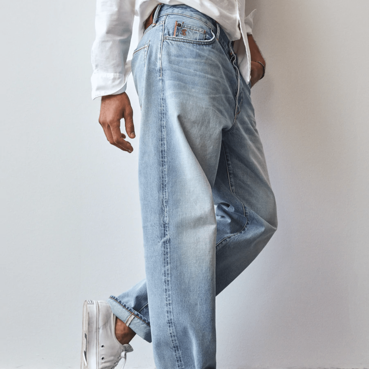 パンツ TODD SNYDER / WHITE SELVEDGE DENIM(30) Relaxed Lightweight Japanese Selvedge Jean in Canvas