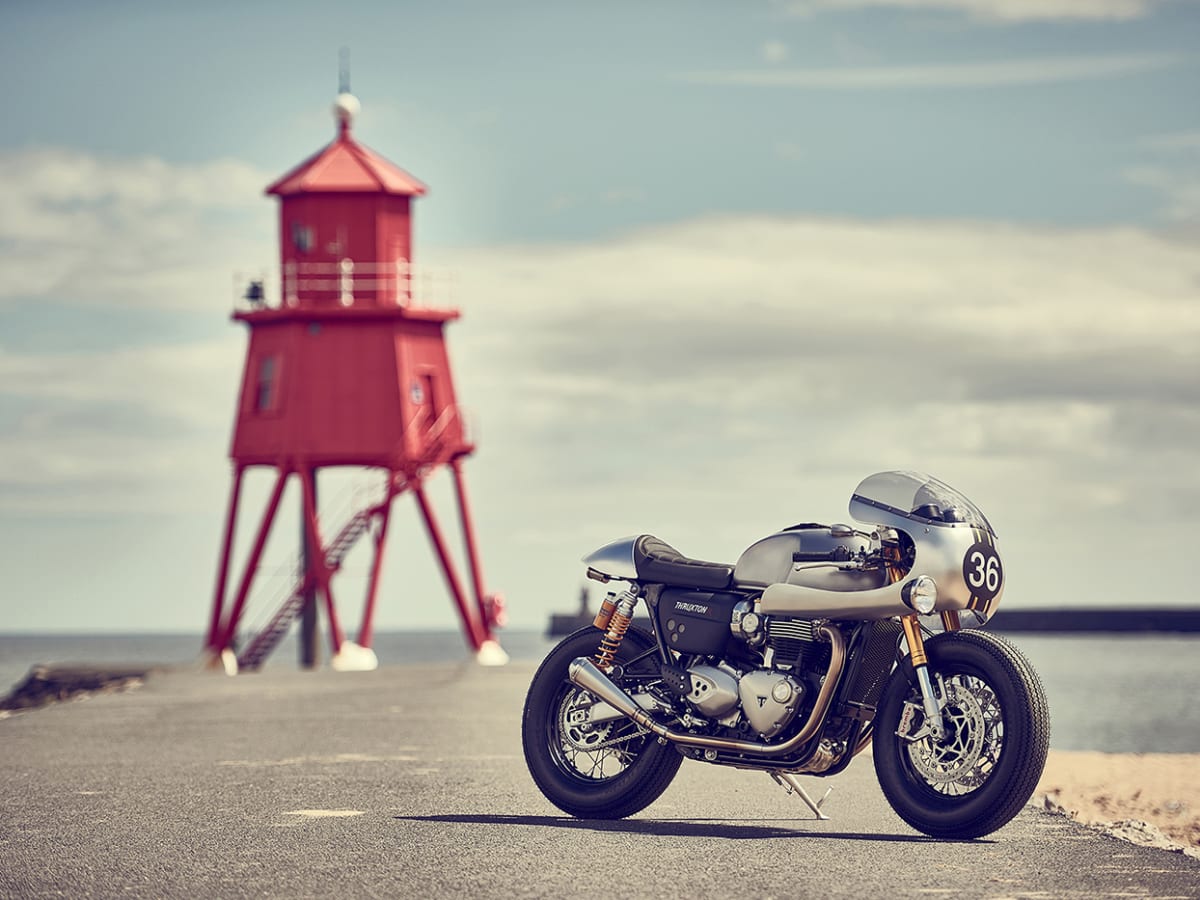 Barbour shop cafe racer