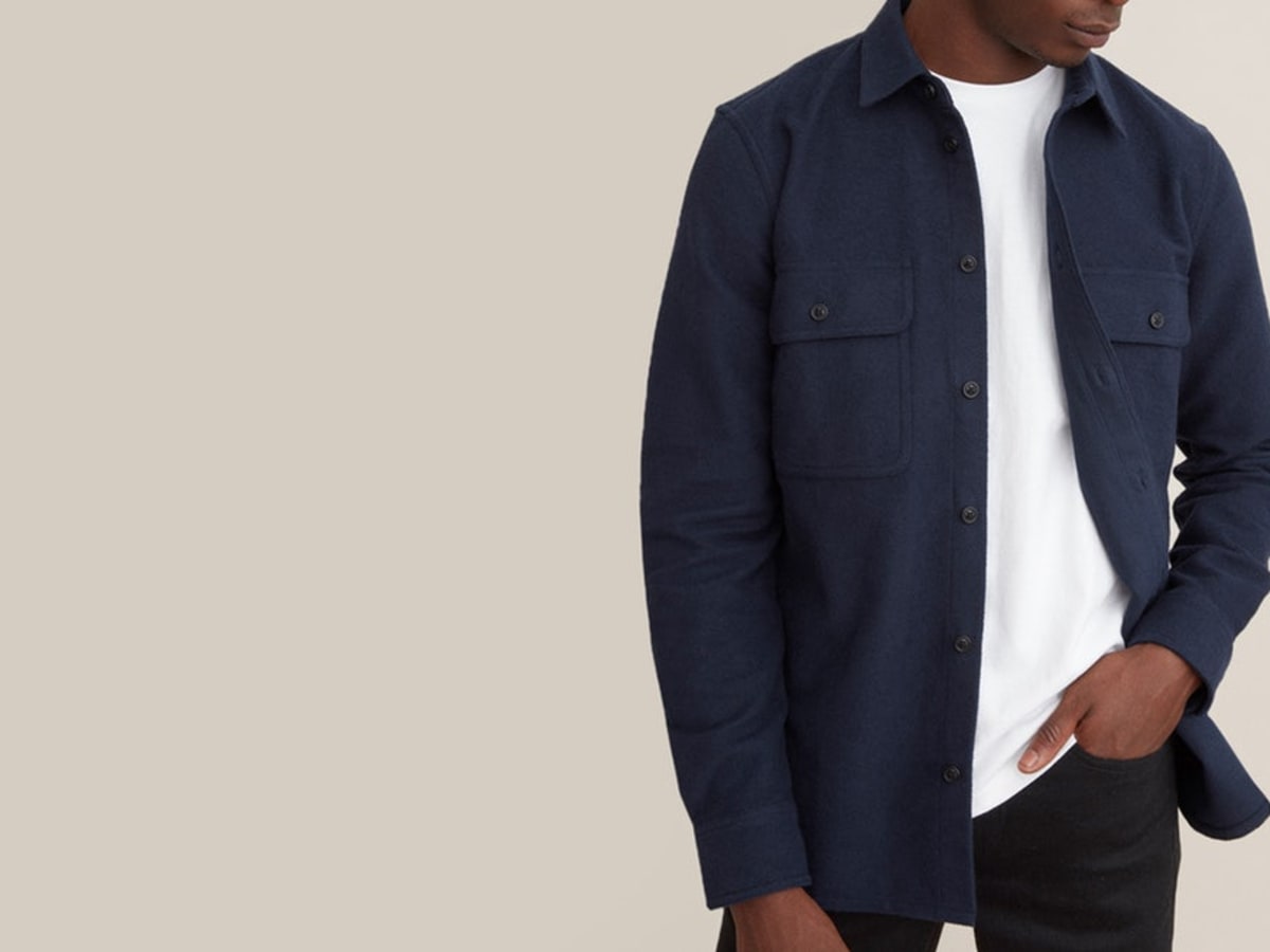 Everlane heavyweight overshirt deals