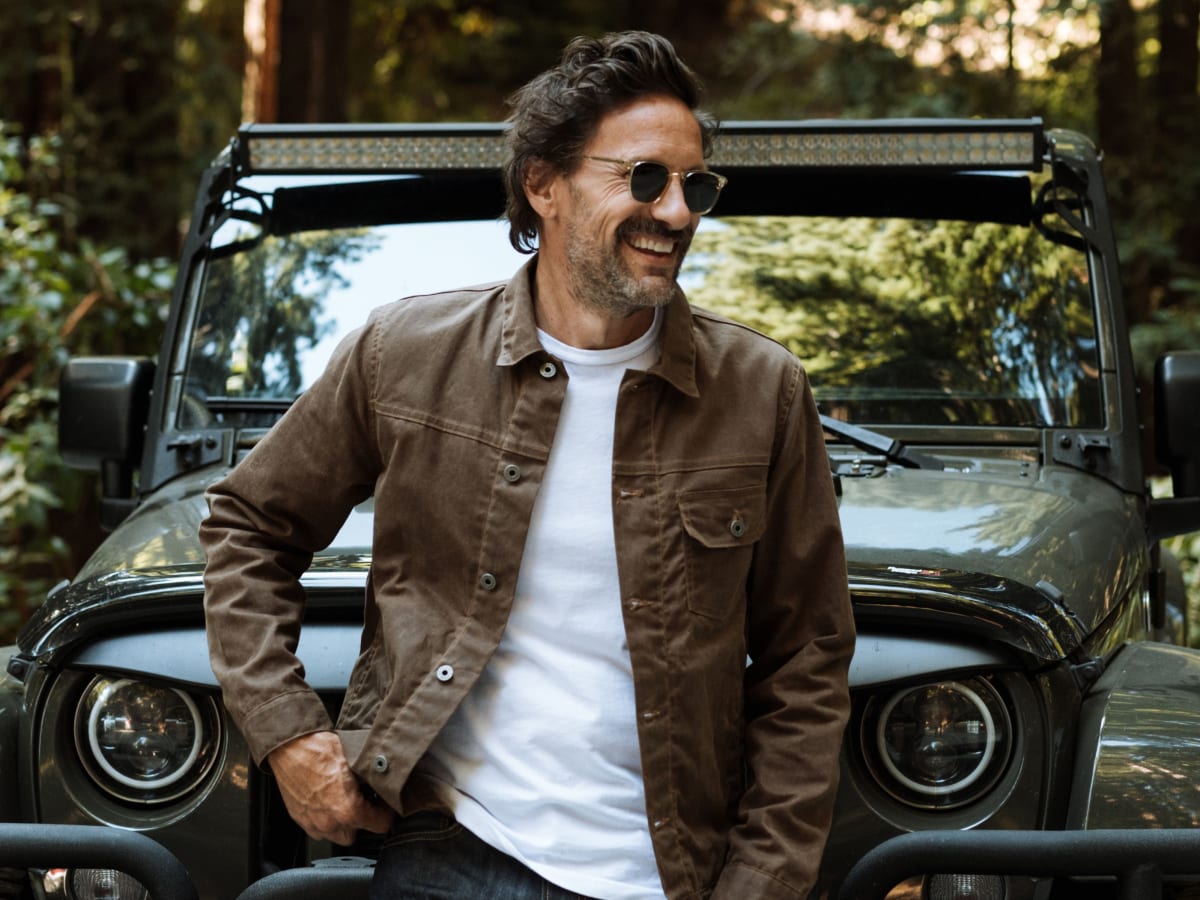 This Waxed Trucker Jacket Is the Swiss Army Knife of Outerwear And Just Went On Sale Airows