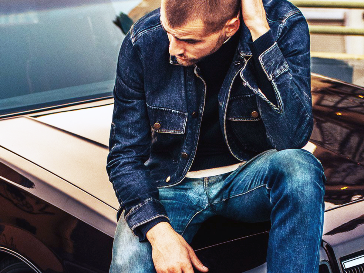 Buck mason denim store jacket